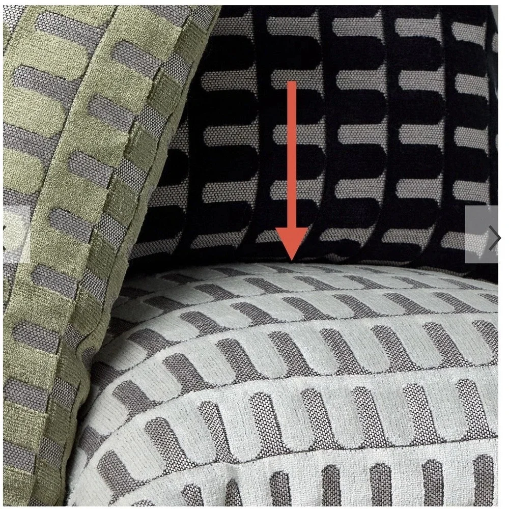 Two West Elm Cut Velvet Archways Pillow Covers  20